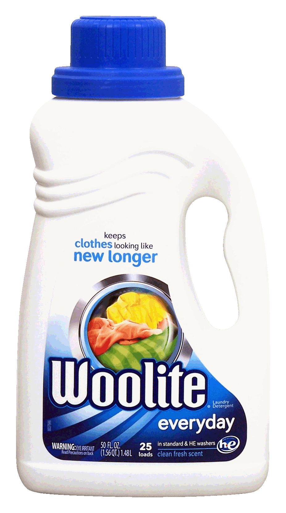 Woolite&nbsp;&nbsp;laundry detergent, for standard & h.e. washers, clean fresh scent, 25 loads Full-Size Picture